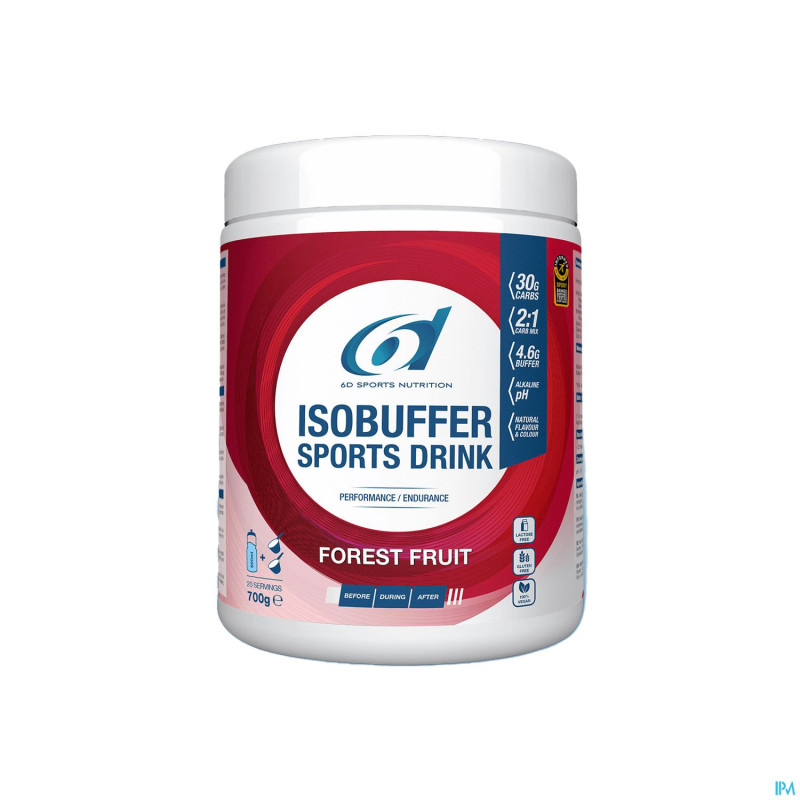 6d isobuffer sports drink  forest fruit 700g