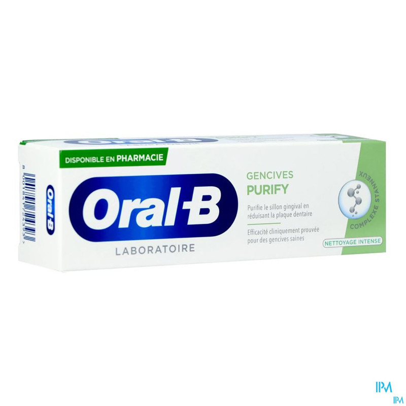 Oral-b lab purify nettoyage intense 75ml