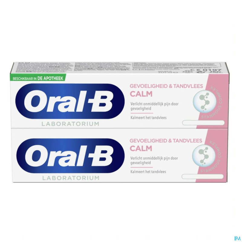 Oral-b lab sen&gum calm original 2x75ml