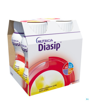 Diasip vanille bouteille 4x200ml nf