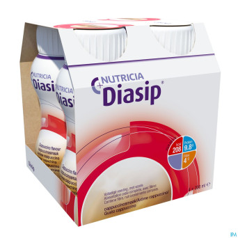 Diasip cappuccino    bouteille 4x200ml nf