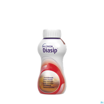 Diasip chocolat bouteille 4x200ml nf