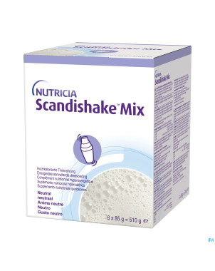 Scandishake mix neutre    sach 6x85g nf