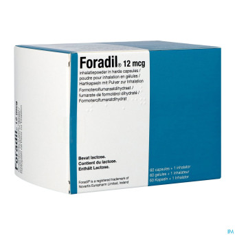 Foradil 12mcg pi pharma pdr inhal caps durs  60