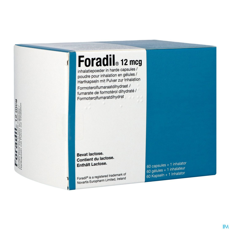 Foradil 12mcg pi pharma pdr inhal caps durs  60