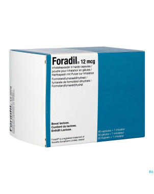 Foradil 12mcg pi pharma pdr inhal caps durs  60