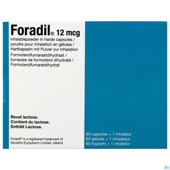 Foradil 12mcg pi pharma pdr inhal caps durs  60
