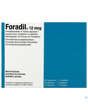 Foradil 12mcg pi pharma pdr inhal caps durs  60