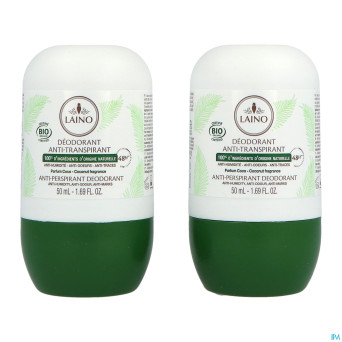 Laino deodorant duo coco roll on 2x50ml