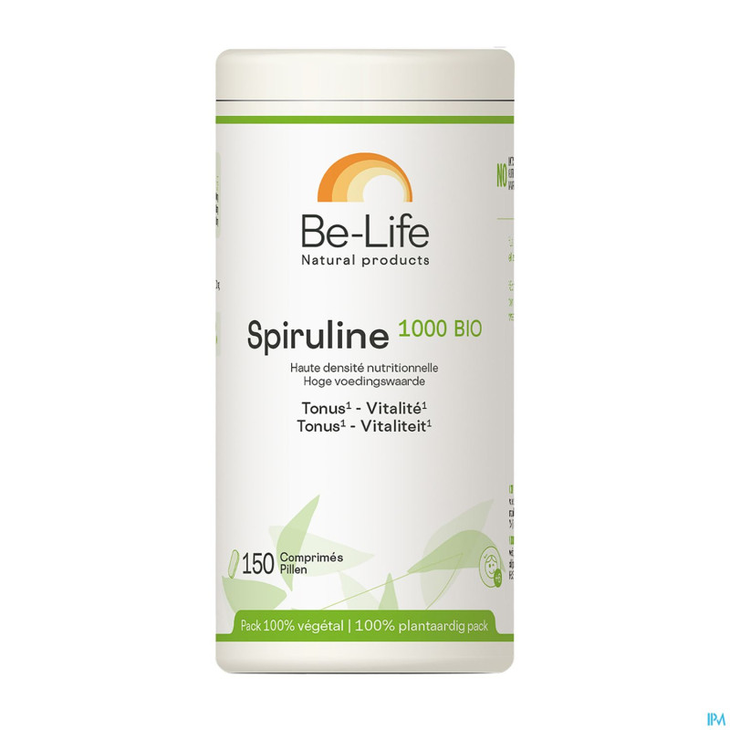 Spiruline 1000 bio be life  tabl 150