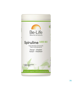 Spiruline 1000 bio be life  tabl 150