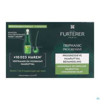 Furterer triphasic progres. trait. a/chute 8x5,5ml