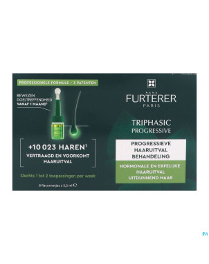 Furterer triphasic progres. trait. a/chute 8x5,5ml