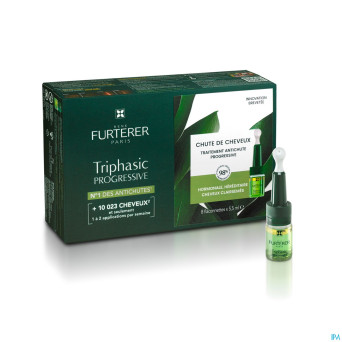Furterer triphasic progres. trait. a/chute 8x5,5ml