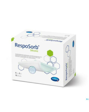 Resposorb silicone 8x8cm 10 4130411