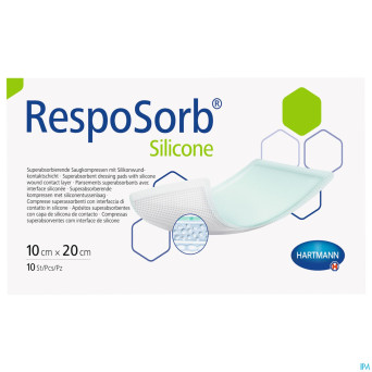 Resposorb silicone 10x20cm 10    6850422