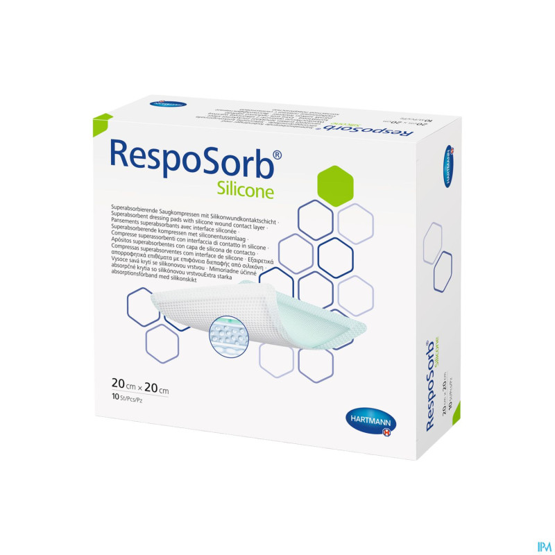 Resposorbs silicone 20x20cm 10 6850432