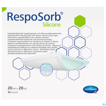 Resposorbs silicone 20x20cm 10 6850432