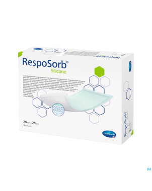 Resposorb silicone 20x25cm 10 4130451