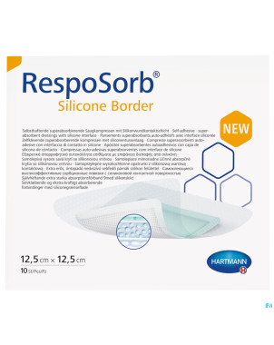 Resposorb silicone border 12,5x12,5cm 10 4130021