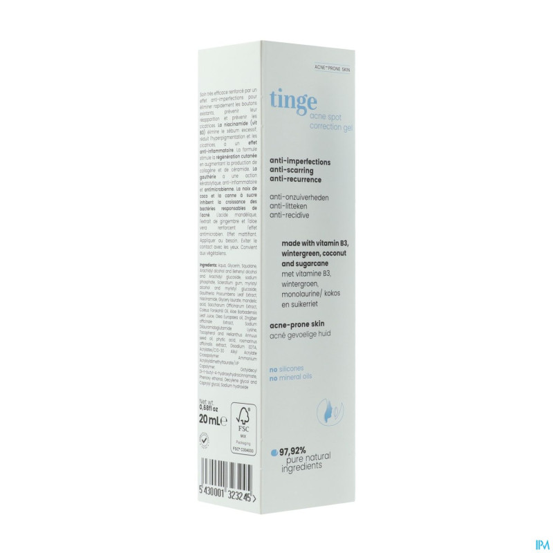 Tinge acne spot correcteur    tube 20ml