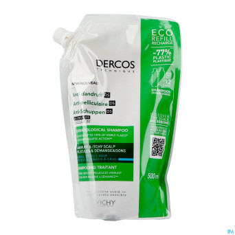 Vichy dercos sh trait.a/pell chev.mix refill 500ml