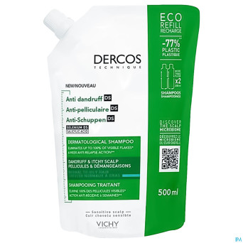 Vichy dercos sh trait.a/pell chev.mix refill 500ml