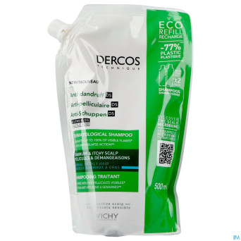 Vichy dercos sh trait.a/pell chev.mix refill 500ml