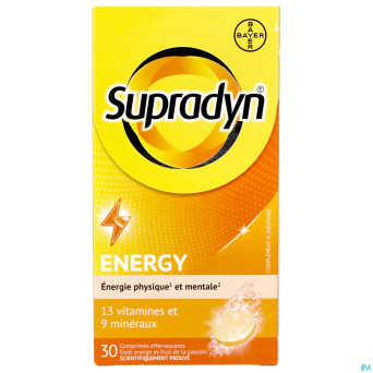 Supradyn energy comp efferv. 30  nf rempl.3150257