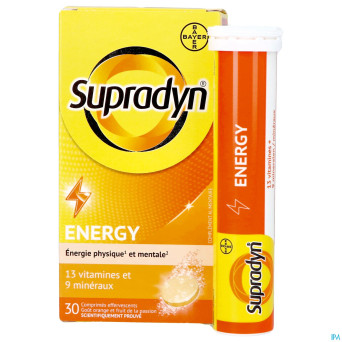 Supradyn energy comp efferv. 30  nf rempl.3150257