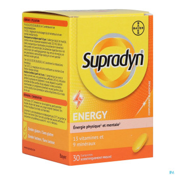 Supradyn energy    comp 30 nf rempl.3150265