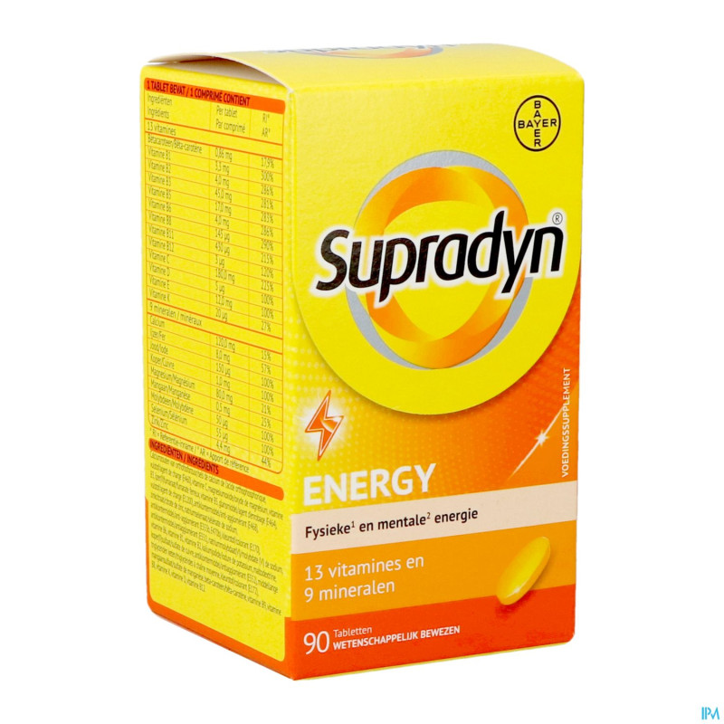 Supradyn energy    comp 90 nf rempl.3150273