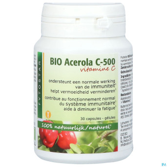 Fytostar acerola bio c-500  caps 30