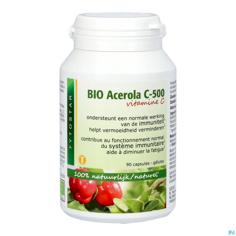 Fytostar acerola bio c-500  caps 90