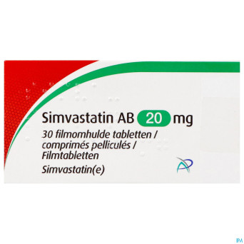 Simvastatin ab 20mg comp pell  30