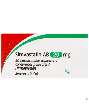 Simvastatin ab 20mg comp pell  30