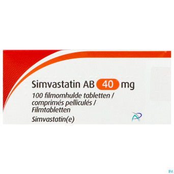 Simvastatin ab 40mg comp pell 100