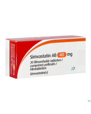 Simvastatin ab 40mg comp pell  30