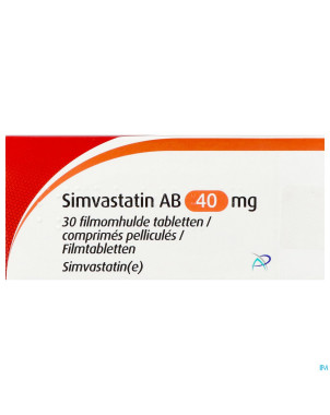 Simvastatin ab 40mg comp pell  30