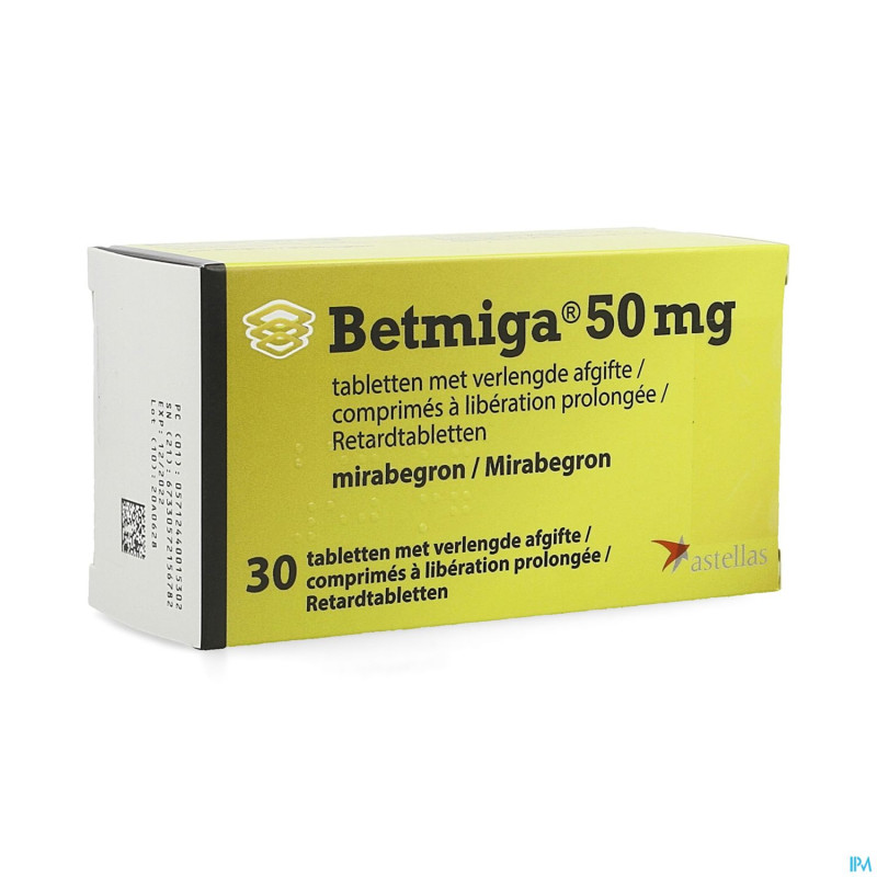 Betmiga abacus 50mg liberation prolongee comp 30