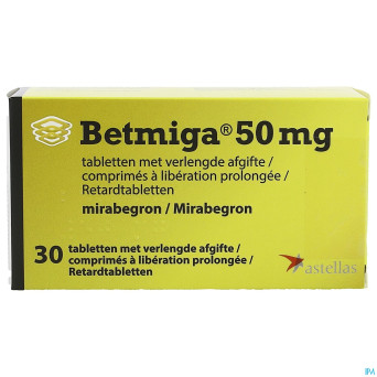 Betmiga abacus 50mg liberation prolongee comp 30