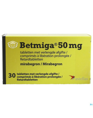 Betmiga abacus 50mg liberation prolongee comp 30