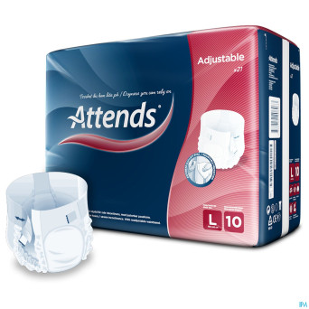 Attends adjustables 10 large 21