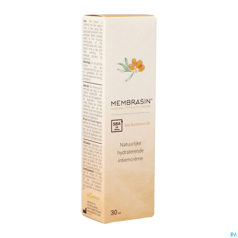 Membrasin vaginal vitality cream 30ml