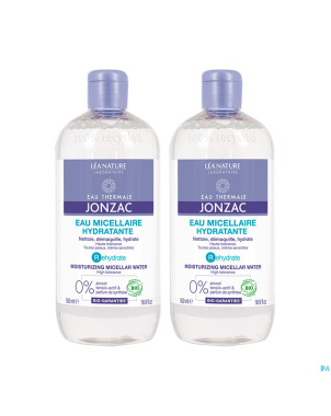 Jonzac rehydrate eau micellaire duo pack   2x500ml