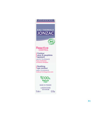 Jonzac reactive contour yeux apaisant bio    15ml