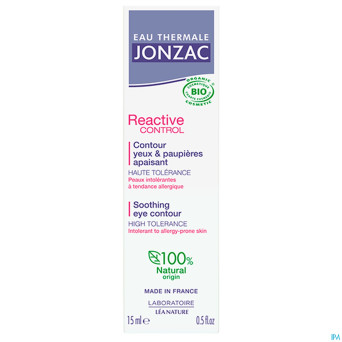 Jonzac reactive contour yeux apaisant bio    15ml