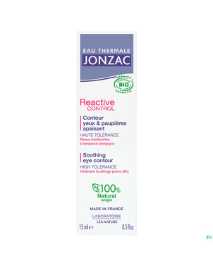 Jonzac reactive contour yeux apaisant bio    15ml