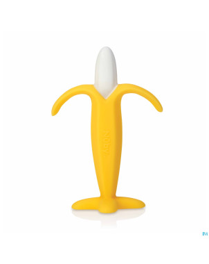 Nuby anneau dentition silicone banane 3m+