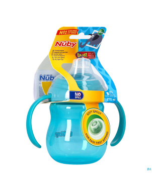 Nuby gobelet a/goutte anses 6m+ 270ml